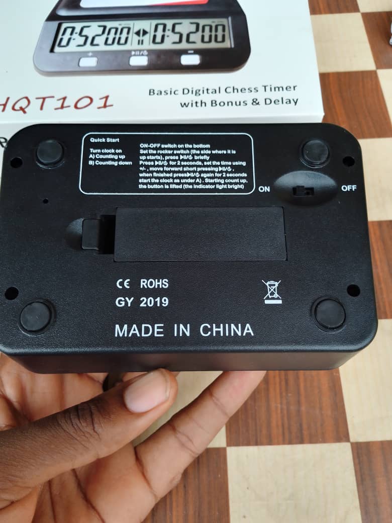 HQT101 Digital Chess Clock in Sri Lanka | Buy Basic Chess Timer with Bonus & Delay