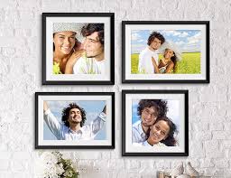 Photo frame material with photo print