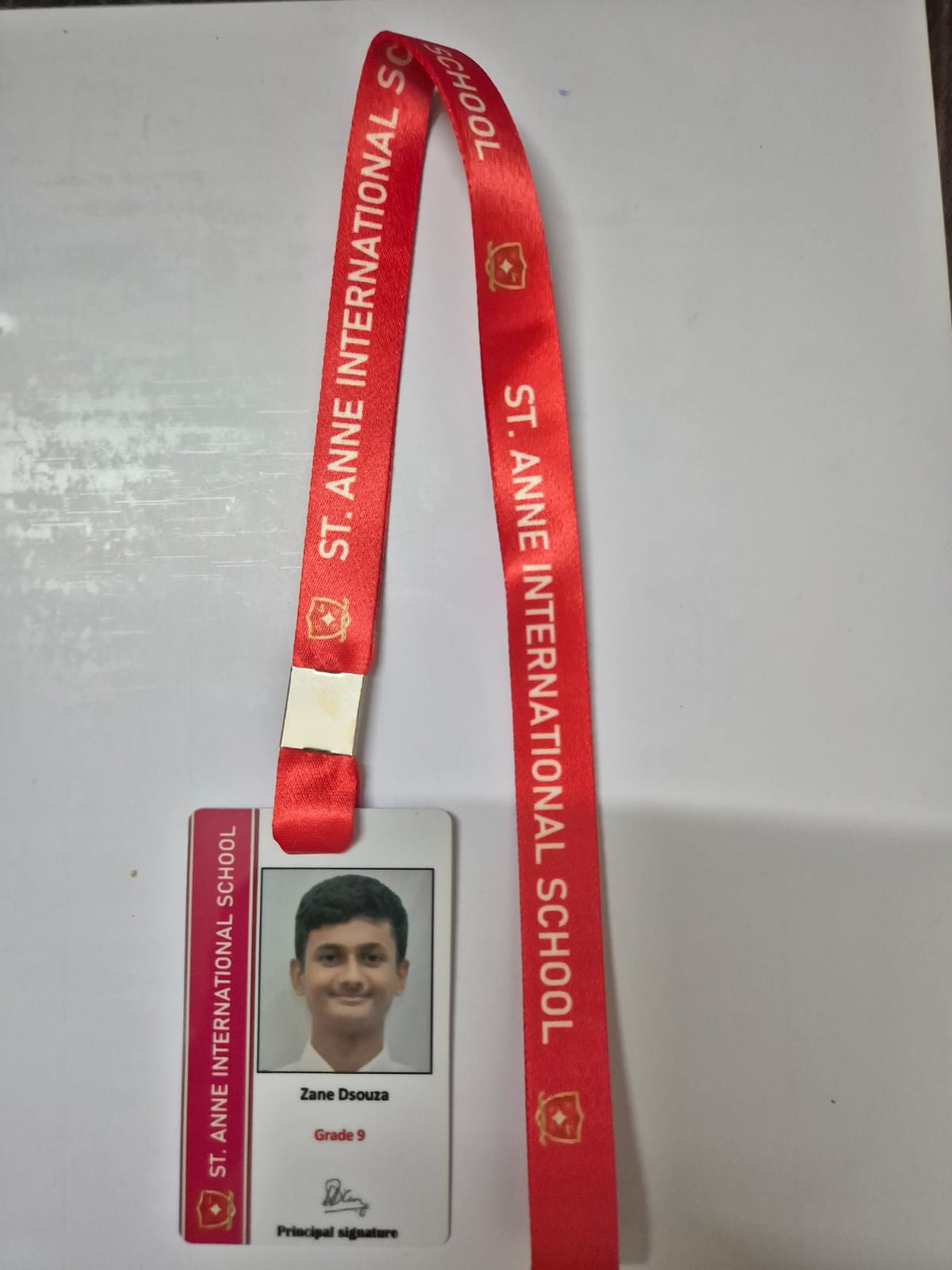 School Lanyard ID Card