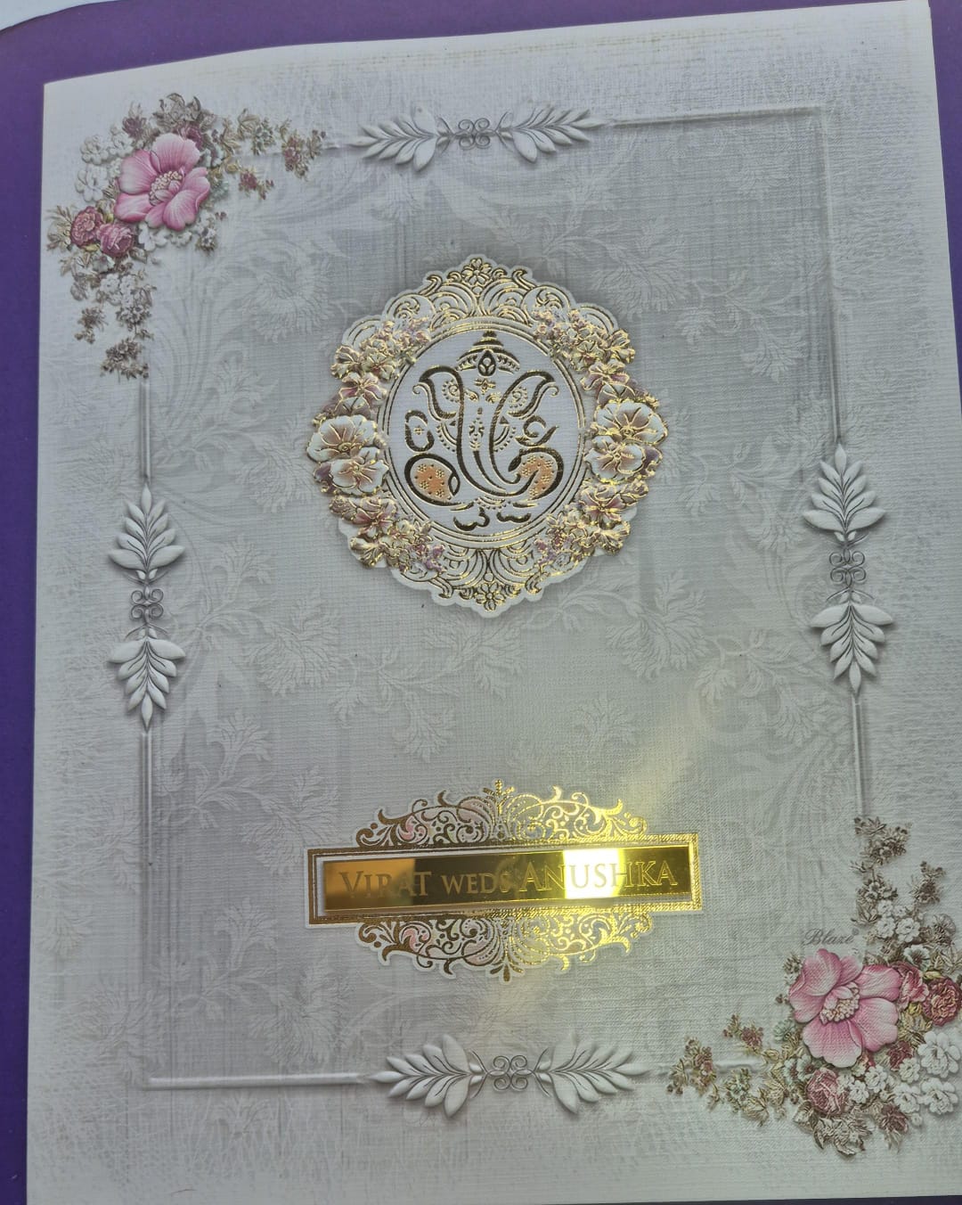 Traditional Indian Wedding Invitation Card