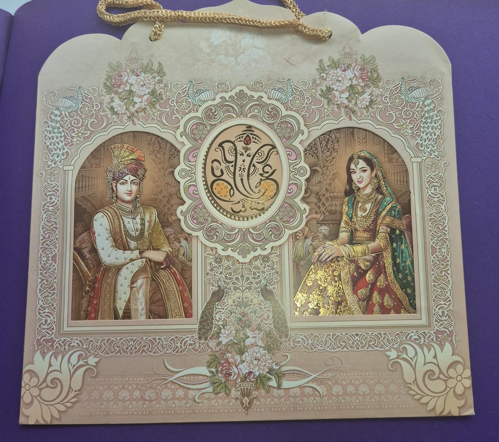 Traditional Indian Wedding Invitation Card