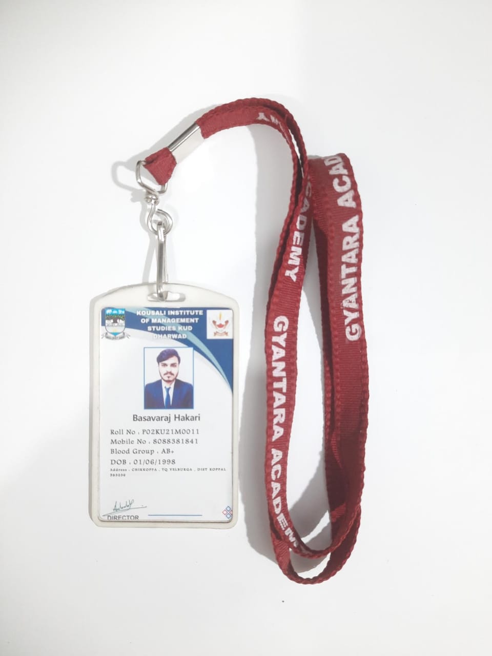 Student ID Card with Lanyard