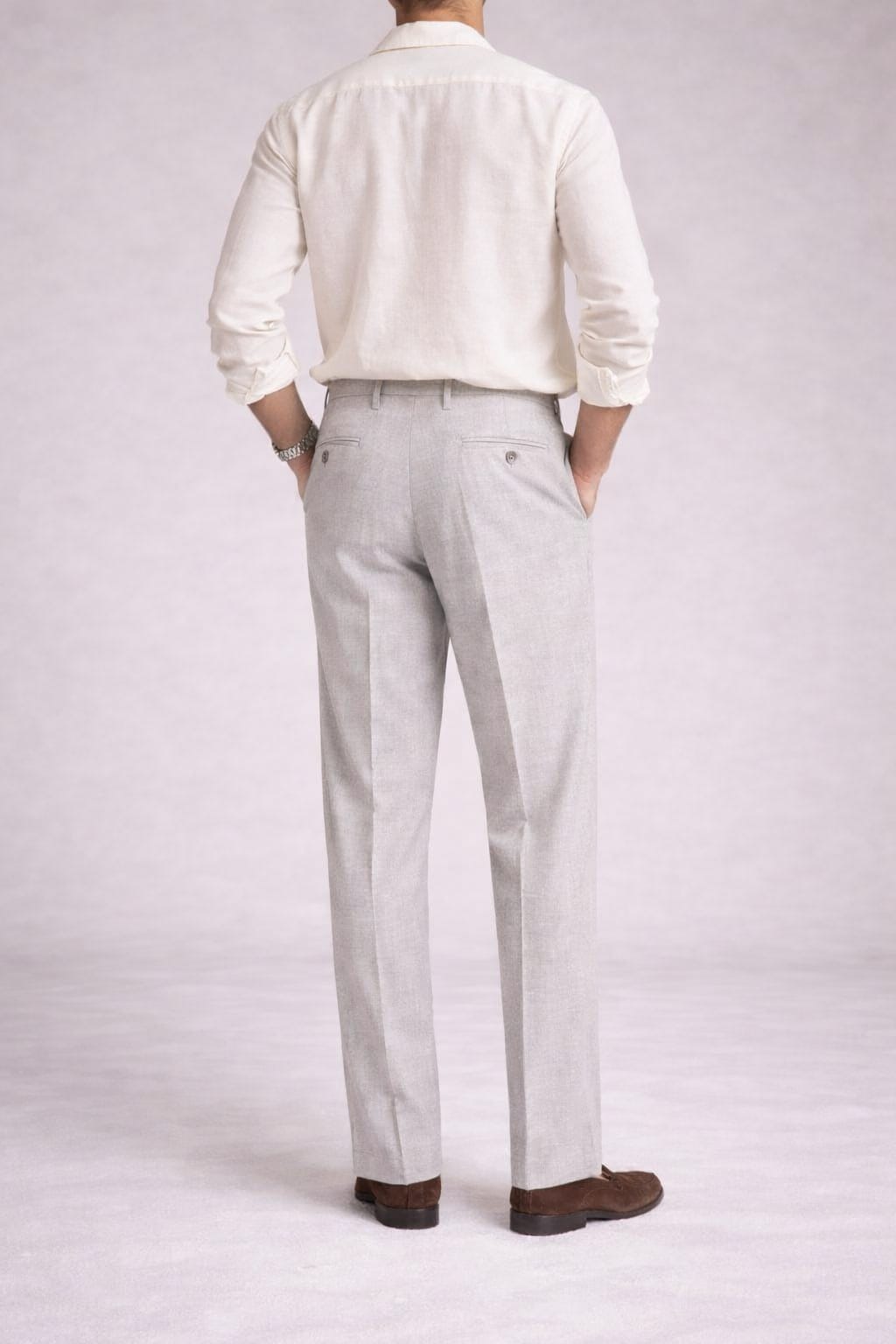 Tailored Lenin Grey Pant 