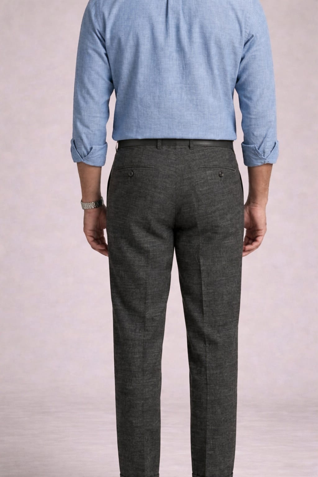 Black Lenin Tailored Trousers