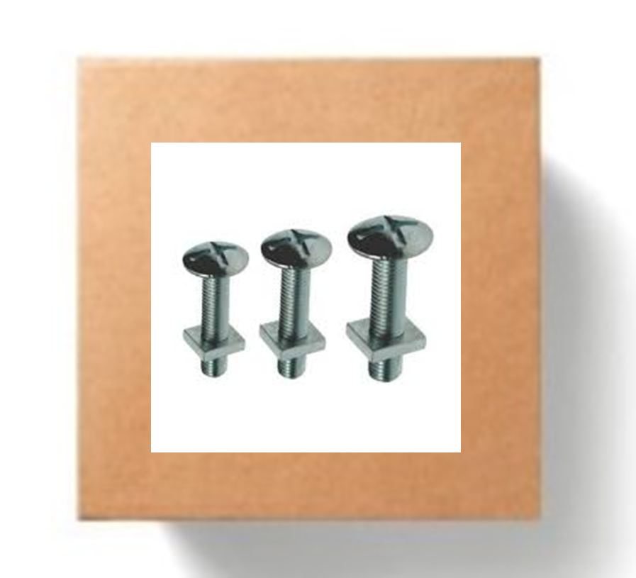 M6 X 16 GUTTER BOLT - 500 PIECES
