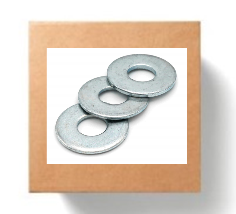 FLAT WASHER - M8 - 1000 PIECES