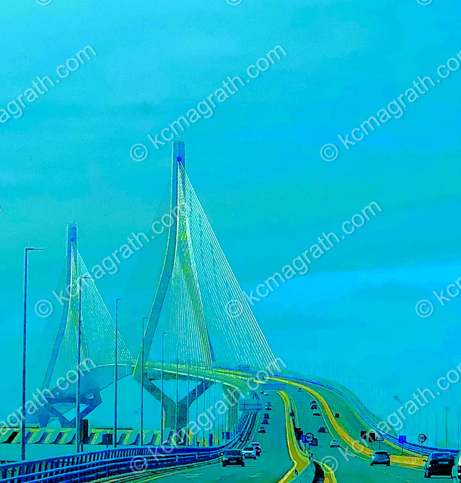 Cadiz's Puente De La Constitucion De 1812 Bridge, Spain