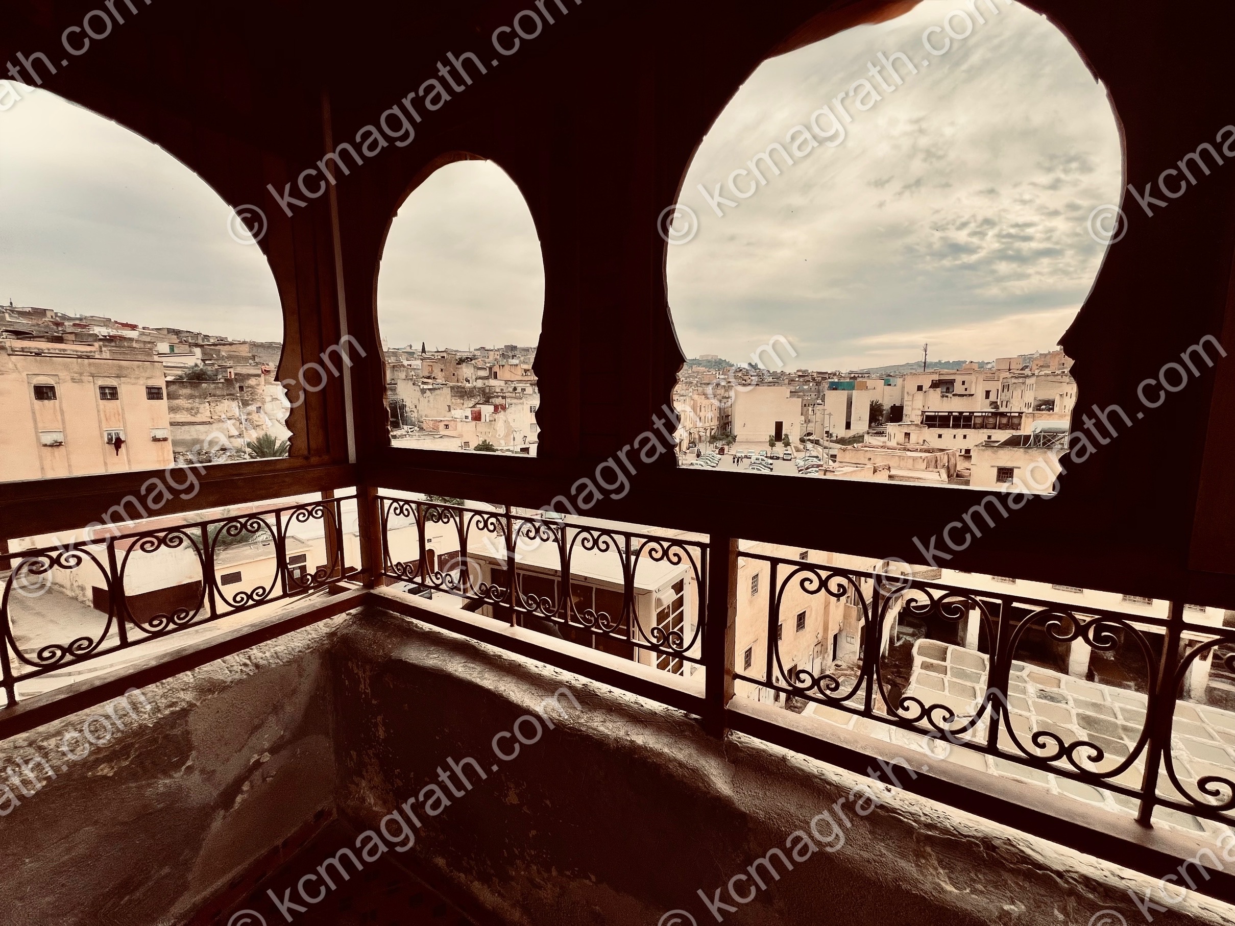 Fes' Traditional Moroccan Archway Architecture, Morocco