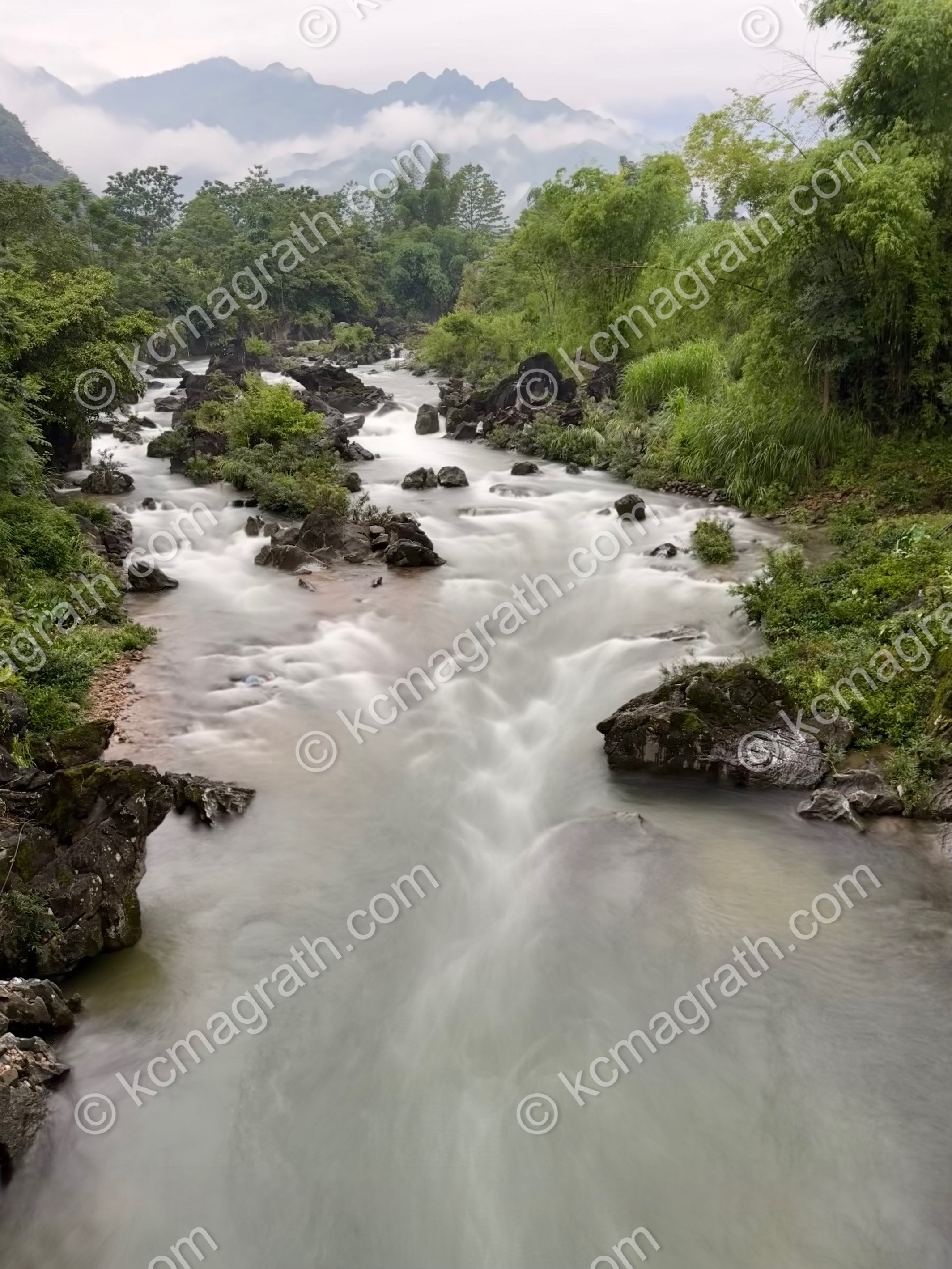 Ha Giang Loop's Du Gia Stream, Vietnam