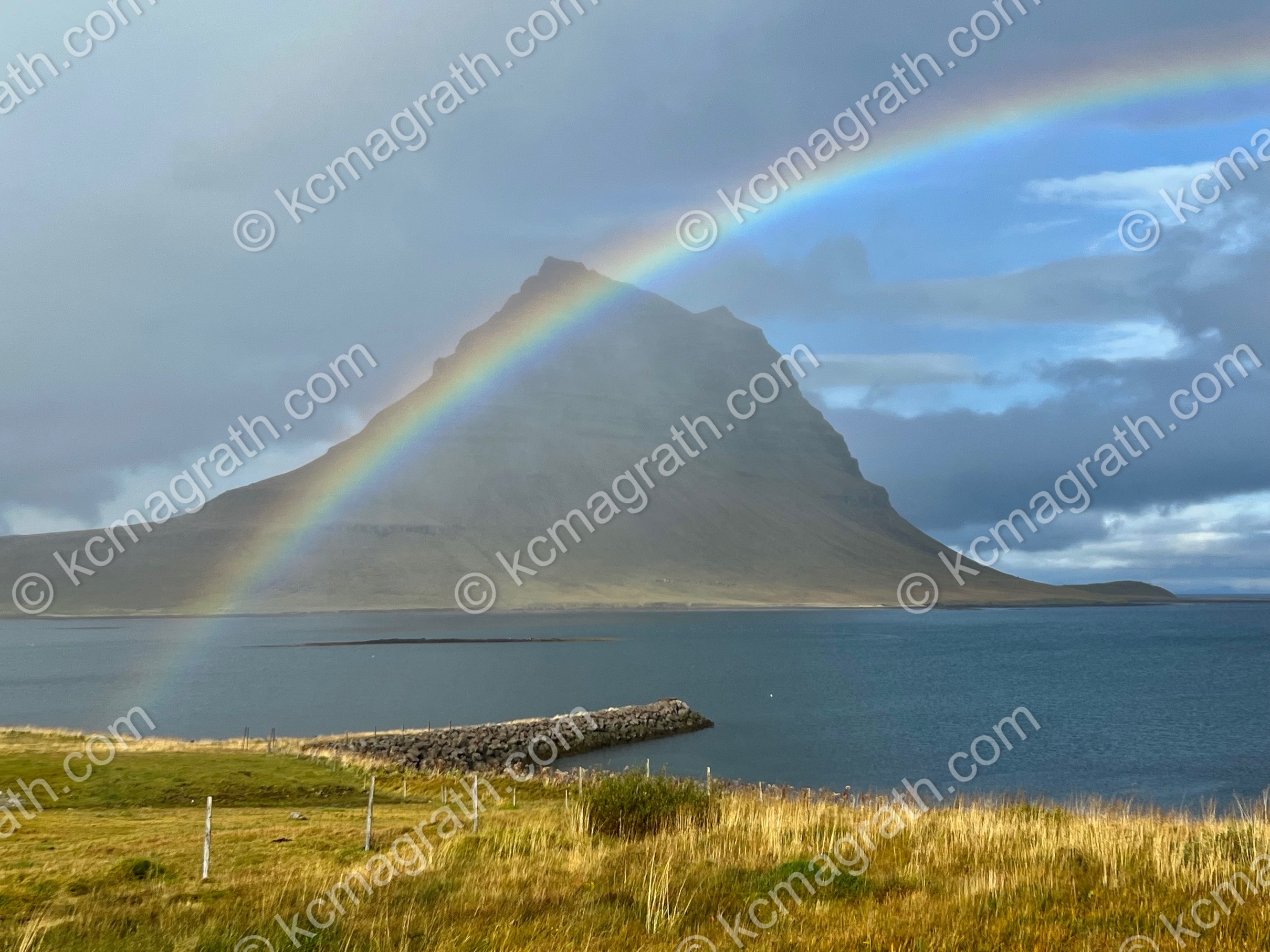Grundarfjordur's Rainbow & Fog 2, Iceland