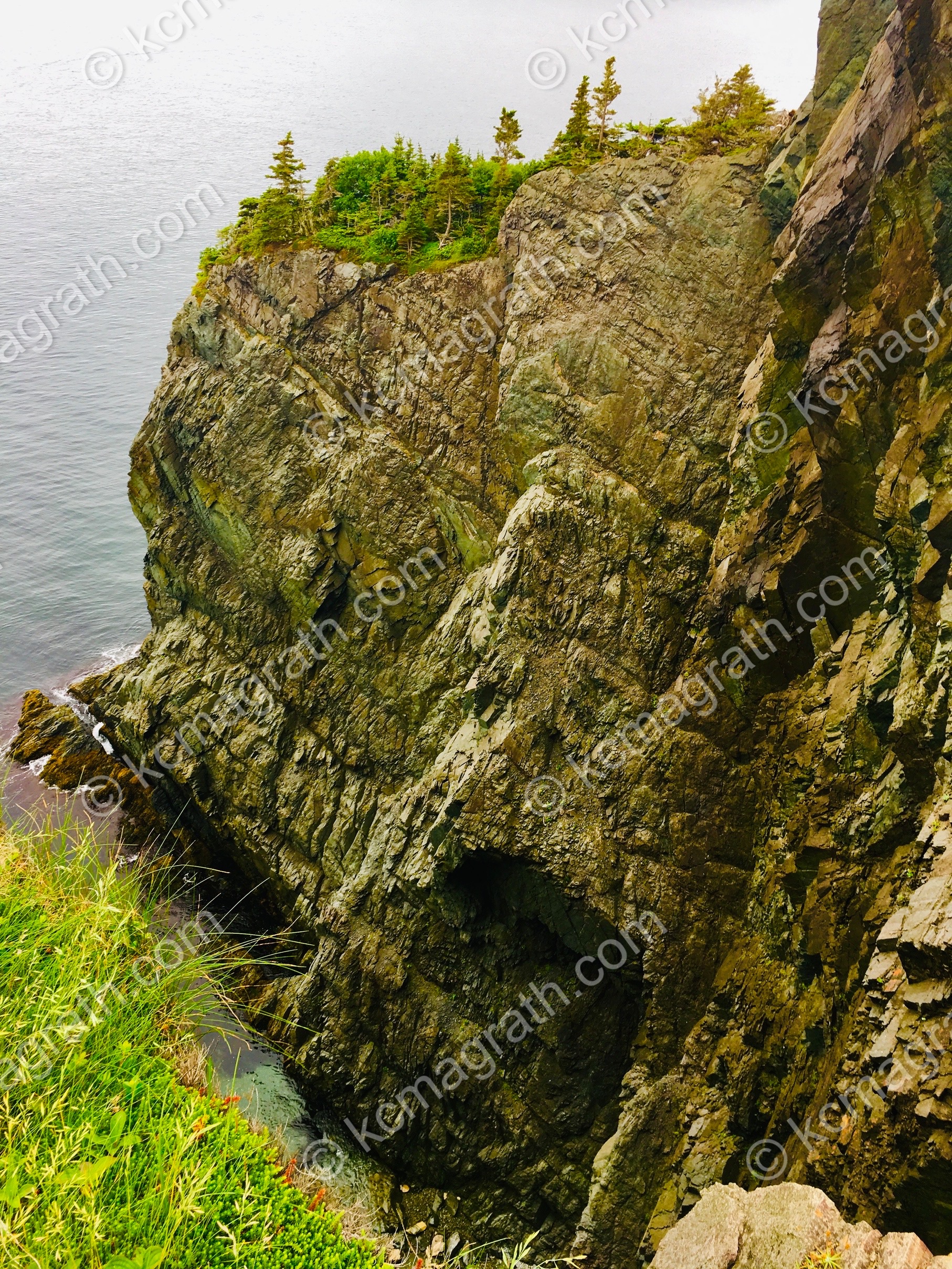 Trinity's Skerwink Trail Area Vista 3 Cliff, Newfoundland