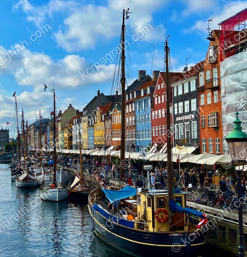 Copenhagen's Colorful Nyhavn Canal Homes, Denmark