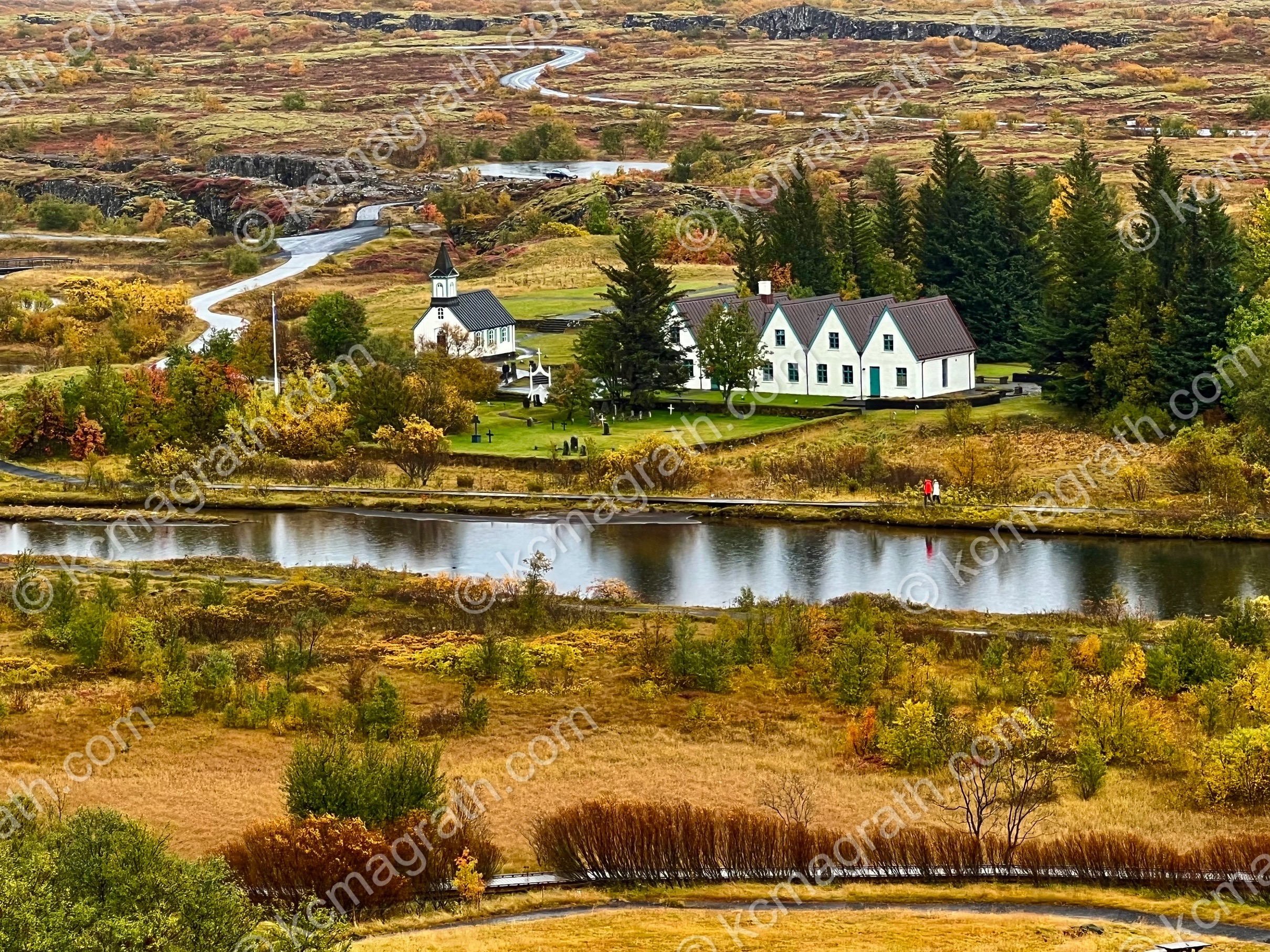 Blaskogabyggo's Thingvellir National Park near Reykjavik, Iceland
