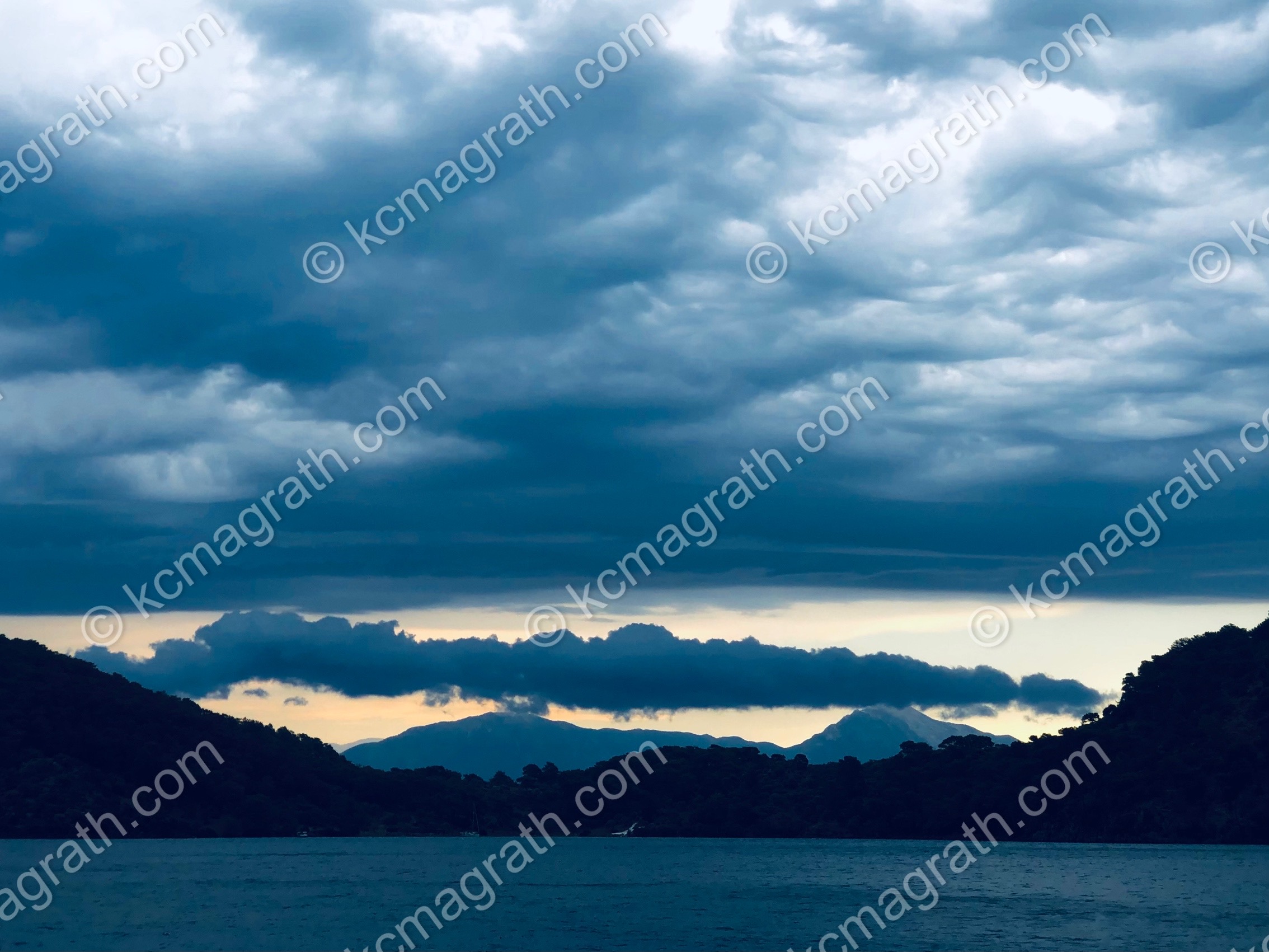 Fethiye Korfezi Squall Clouds, Turkiye