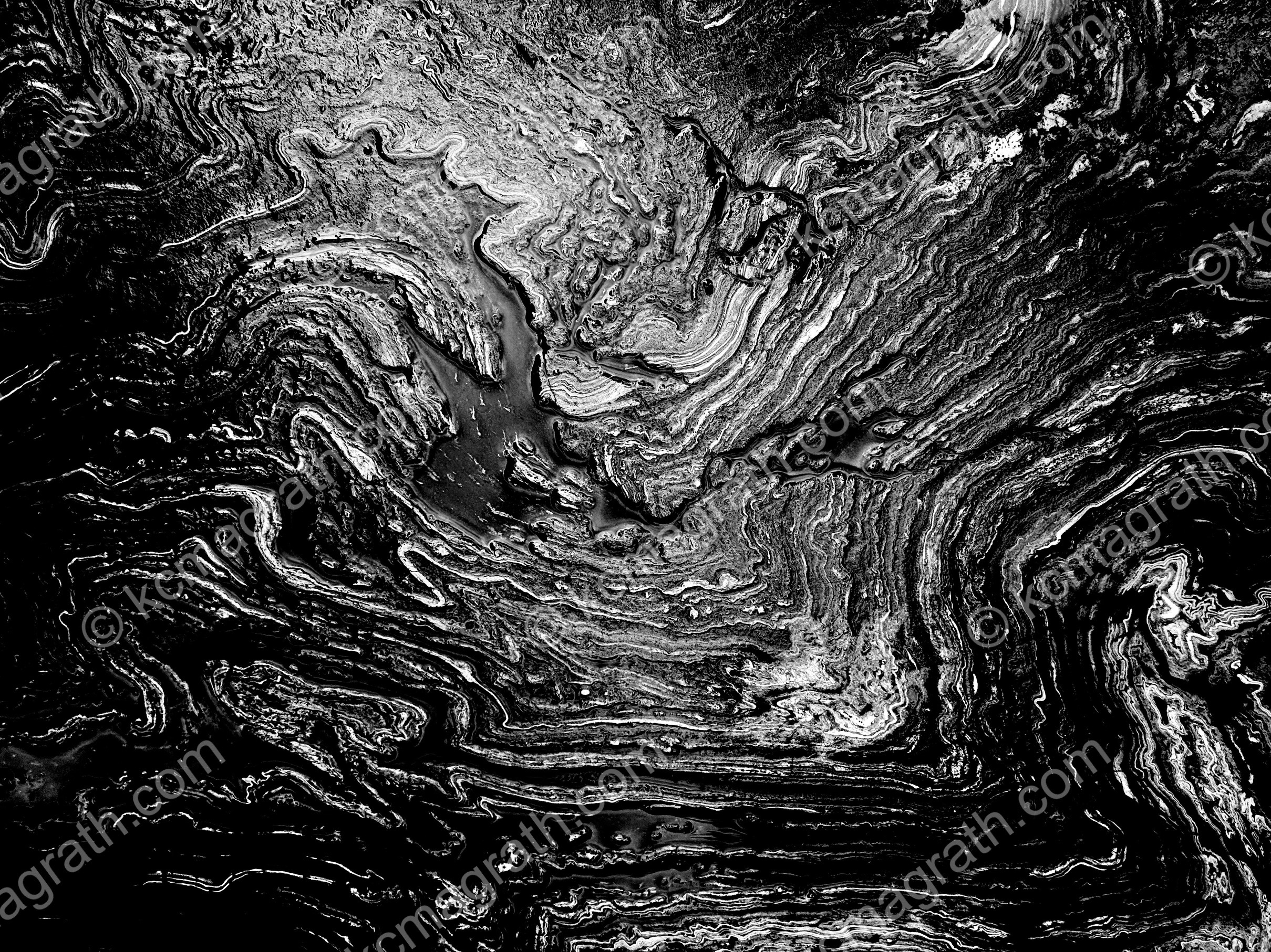 Rock-like walkway on the grounds of Natadera Temple, Komatsu, Japan