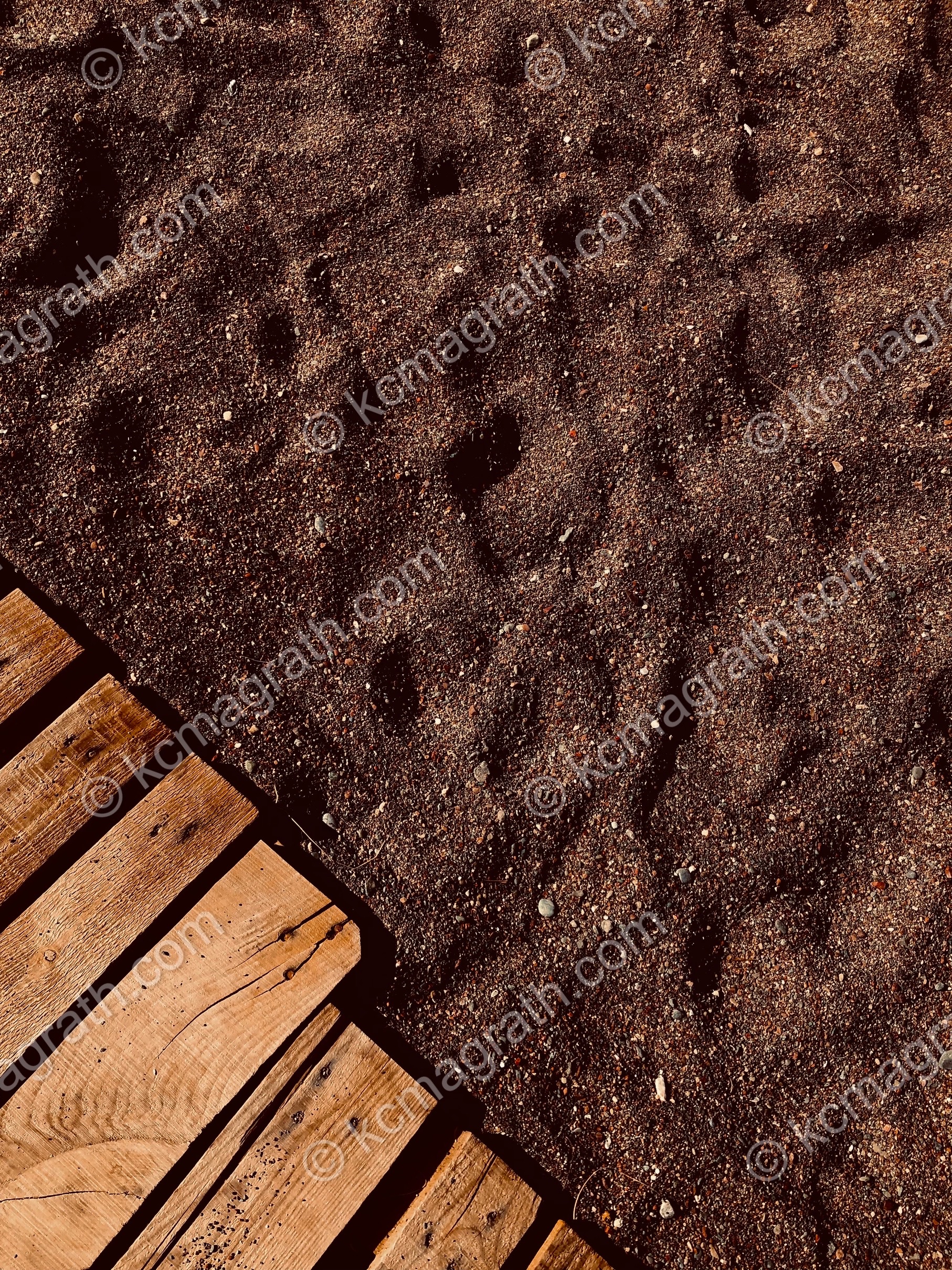 Mugla's Rich Earthy Beach with Boardwalk, Turkiye
