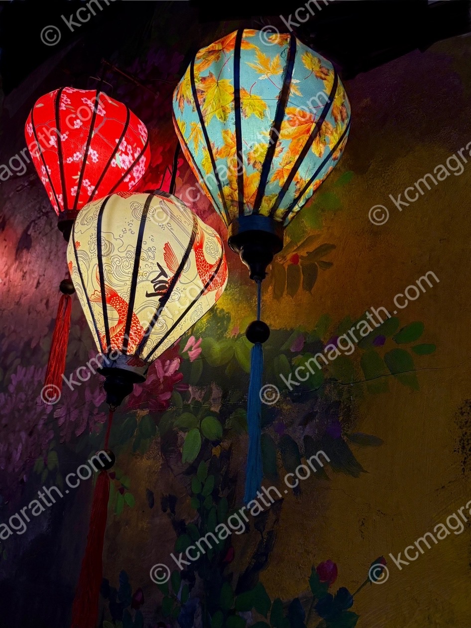 Danang's Colorful Nightlife Lanterns and Street Art, Vietnam