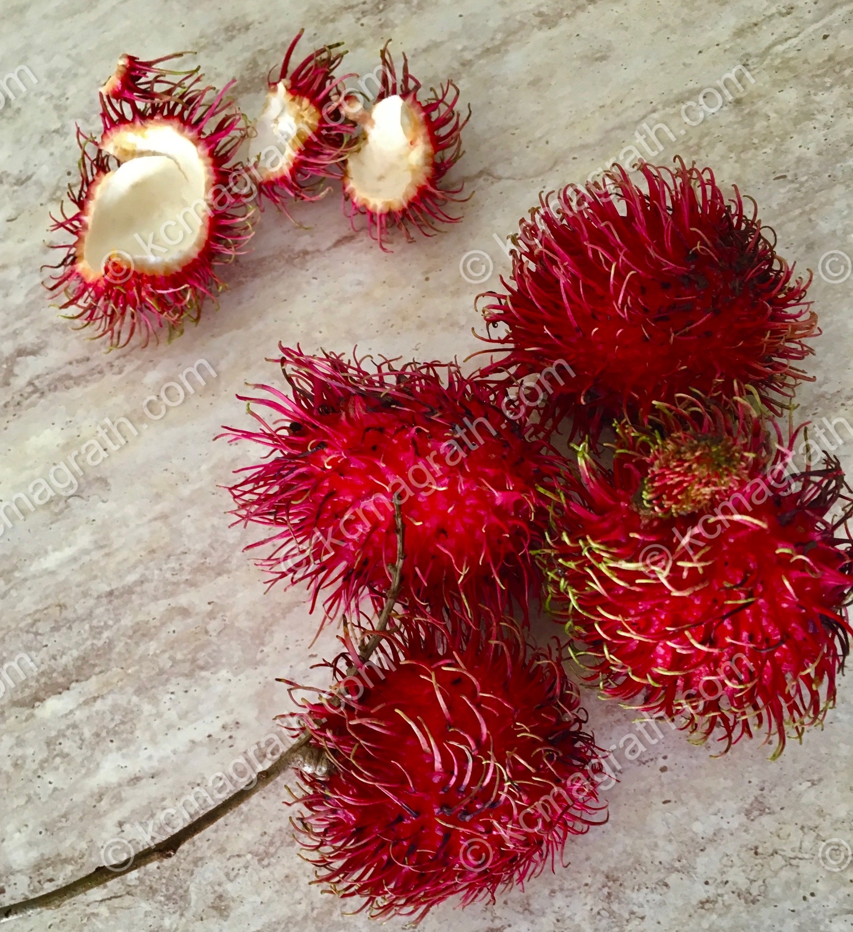 Red Rambutan Fruit, Sri Lanka