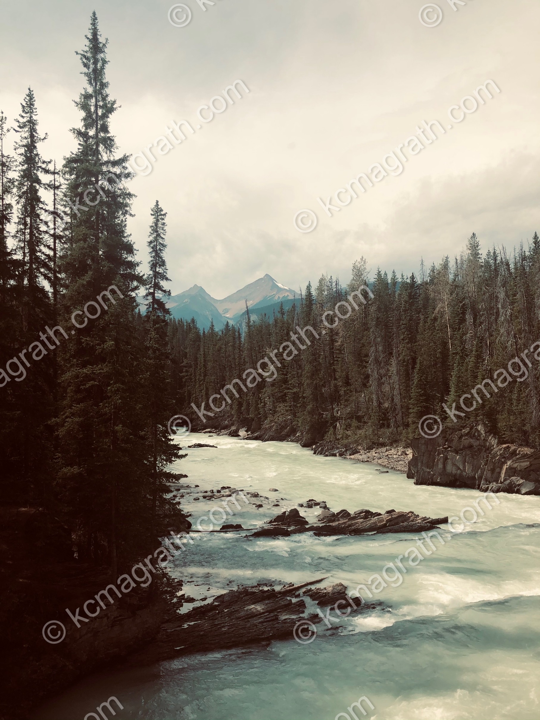 Yoho National Park's Kicking Horse River 1, BC, Canada