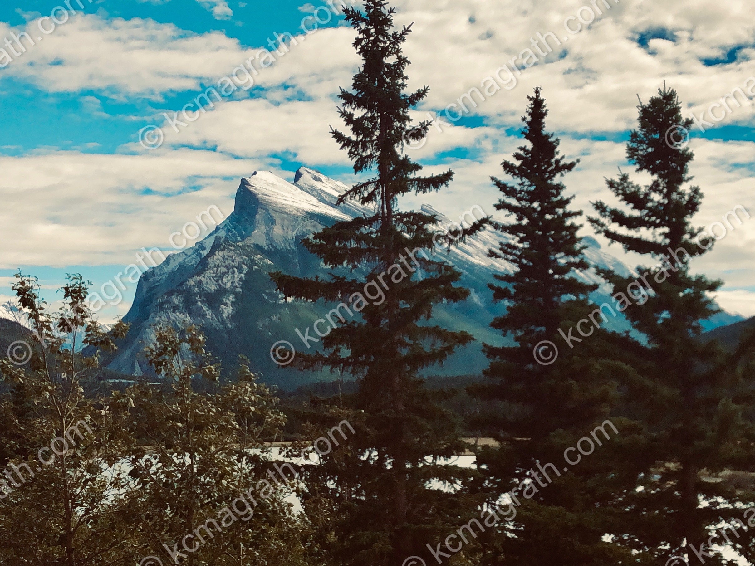Banff's Canadian Rockies, Trees & Mountains 2, Alberta, Canada