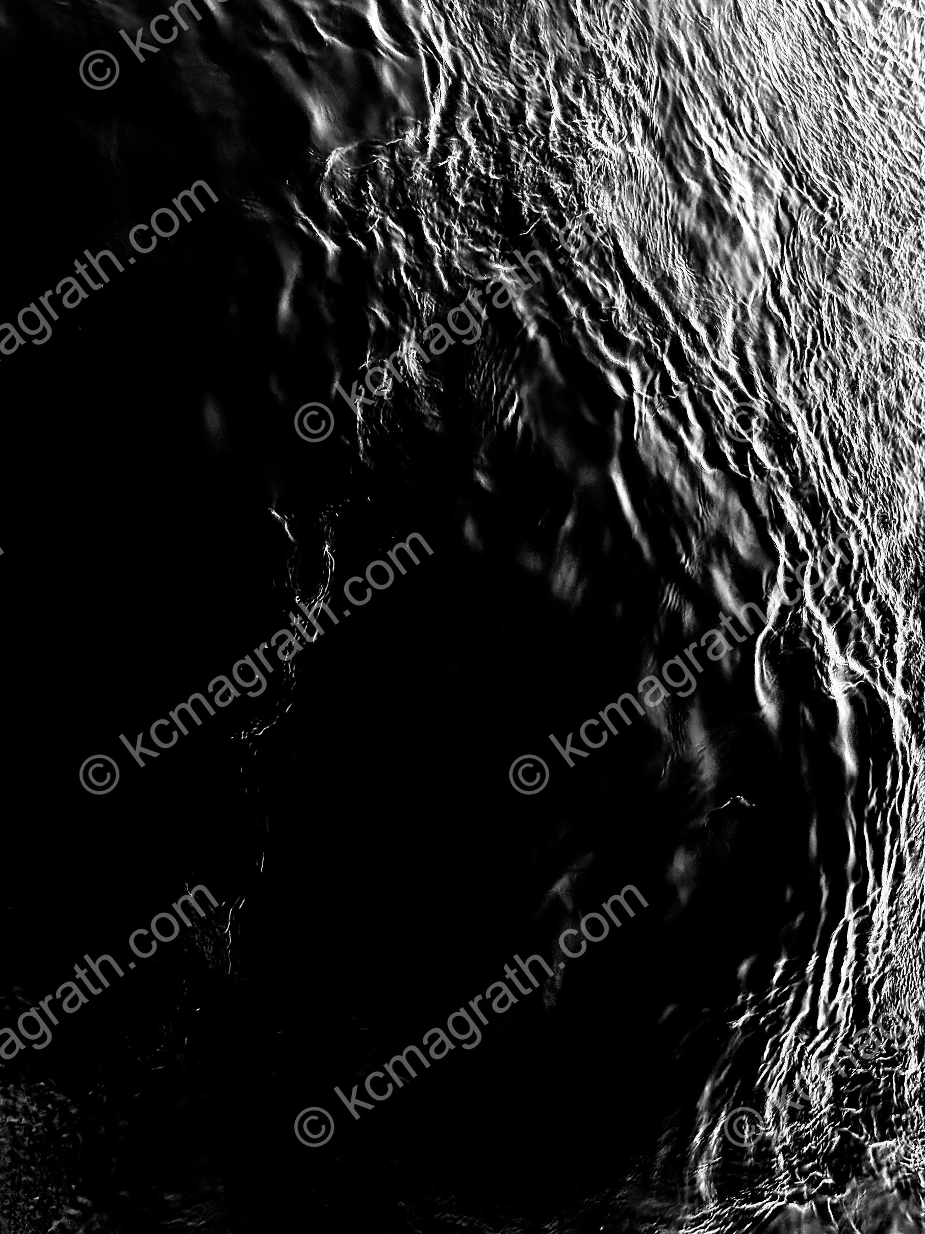 Water beside boat, Smith Cove Waterway, Seattle, WA, USA