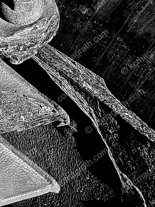 Jetty Rust, Abstract, B&W, Sydney, Australia