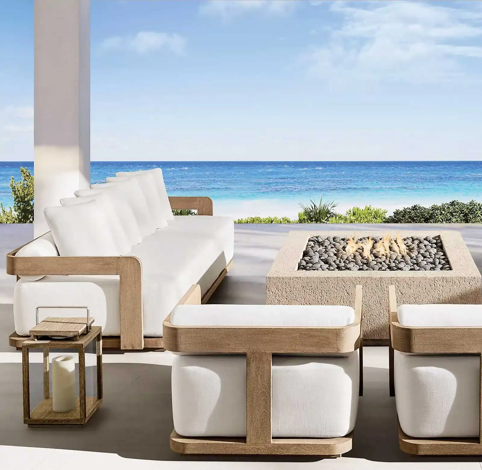 2025 Outdoor Teak Wood Furniture Set for Garden & Hotel