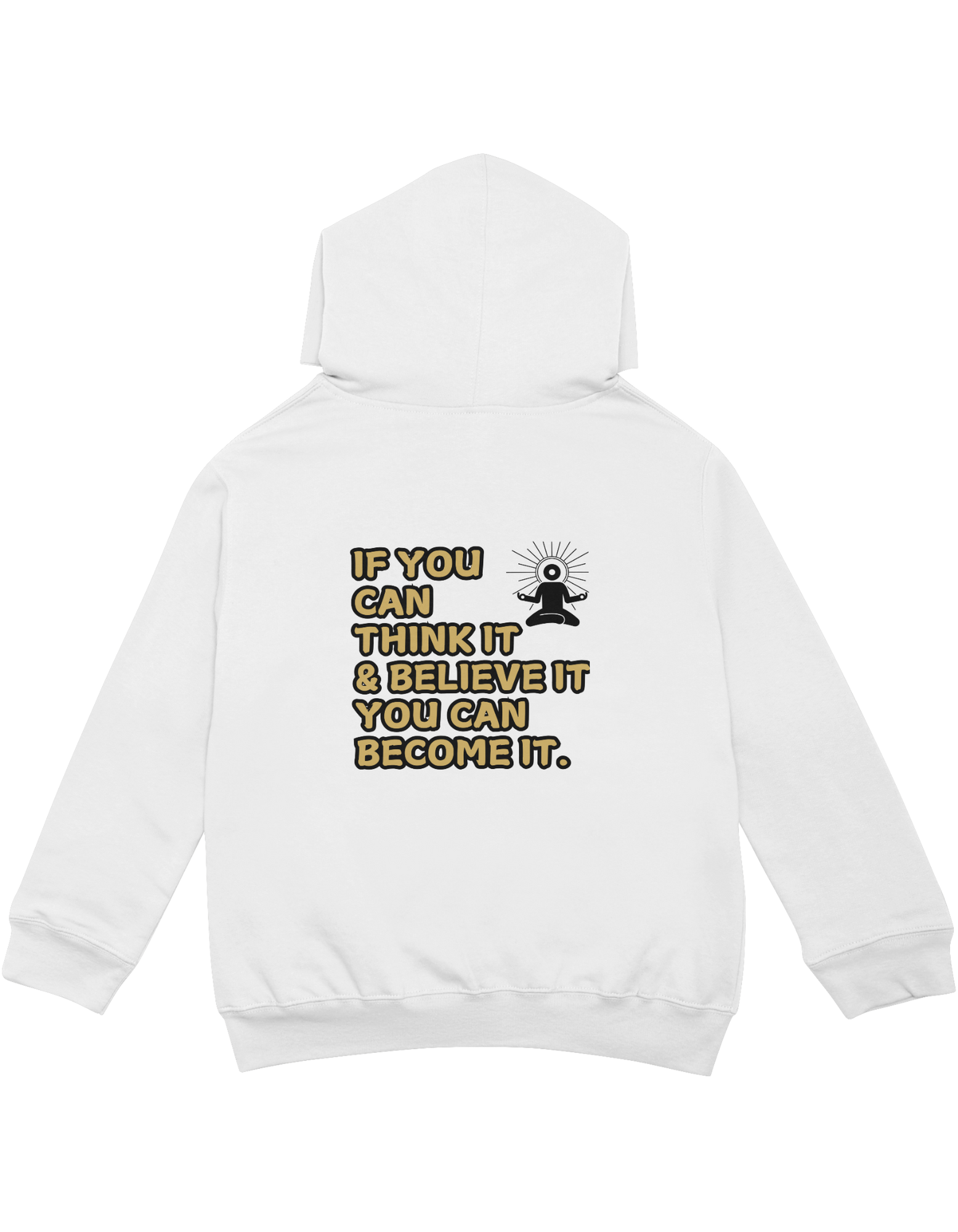 Change Your Mindset Hoodie – White Edition Shift the Frequency. Wear the Message.
