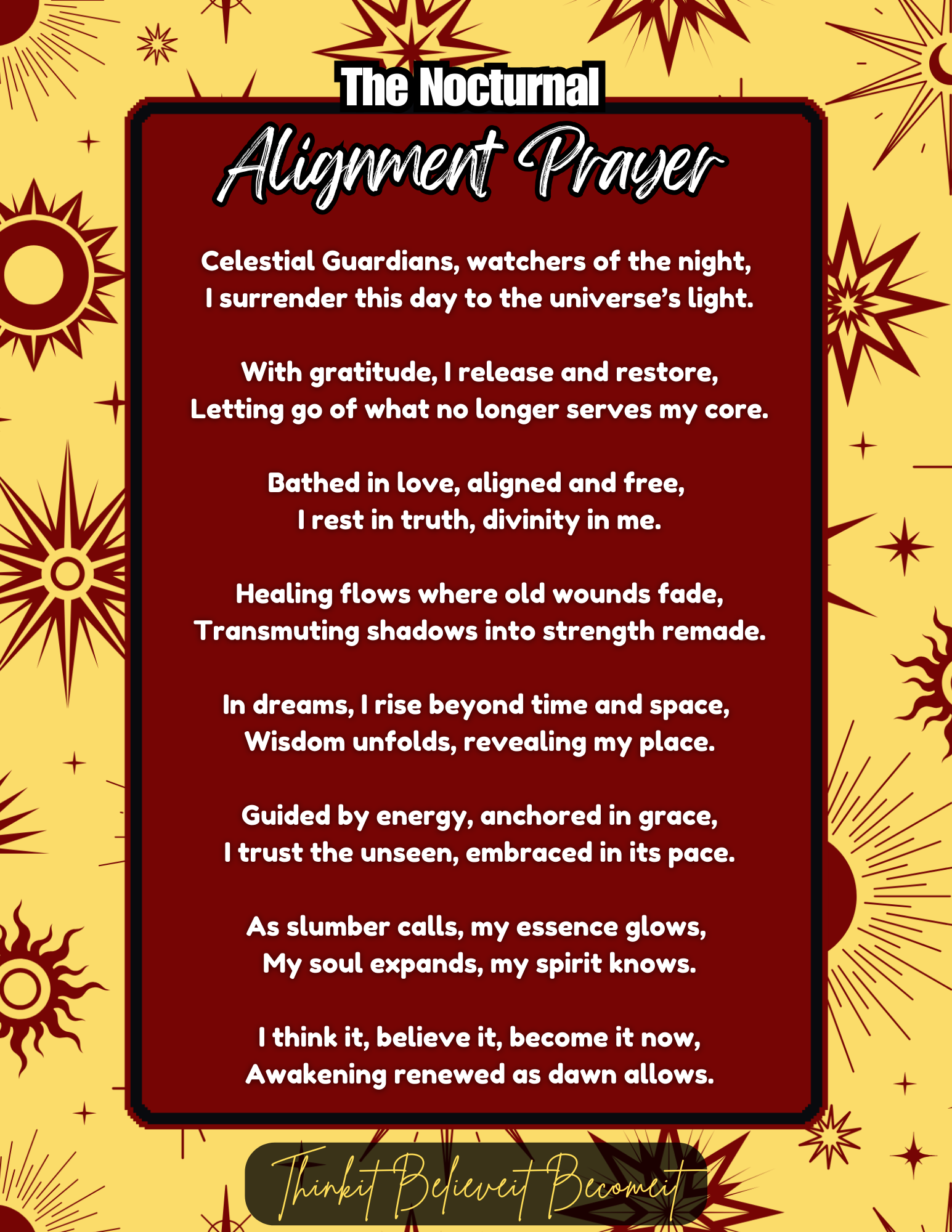 🌙 The Nocturnal Alignment Prayer