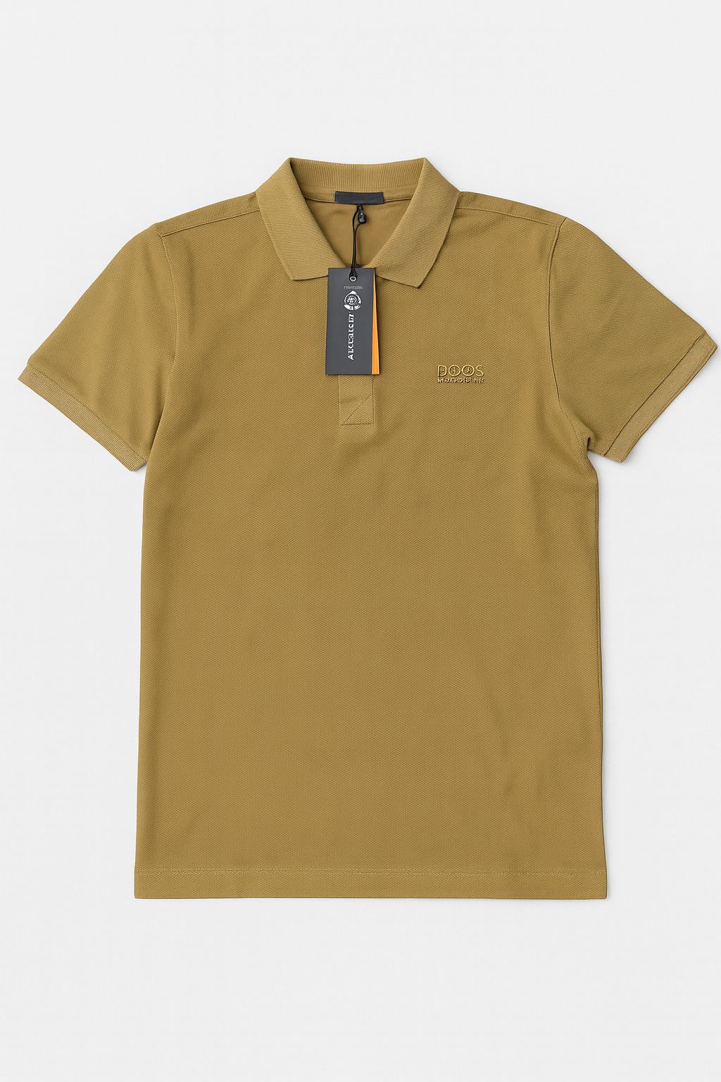 Polo negro de hombre