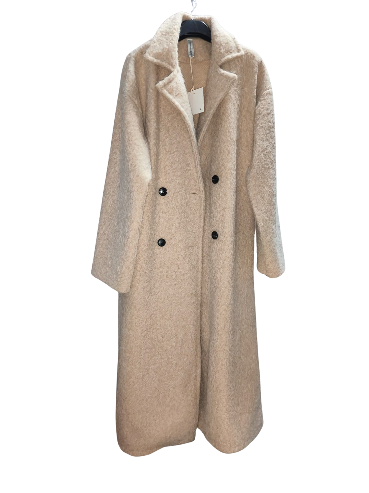 Abrigo largo de lana