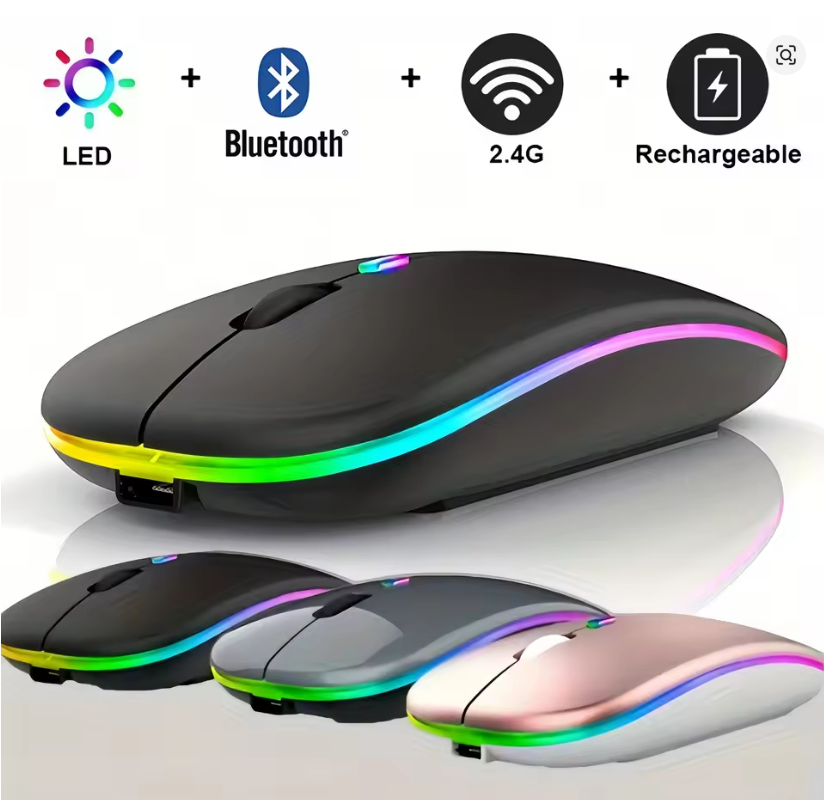 Wireless RGB LED Mouse