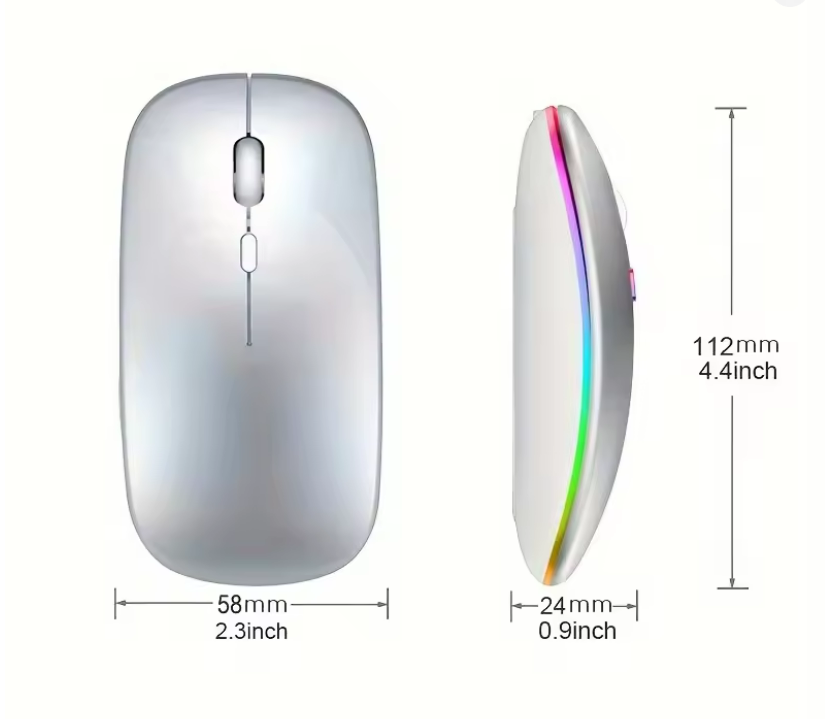 Wireless RGB LED Mouse