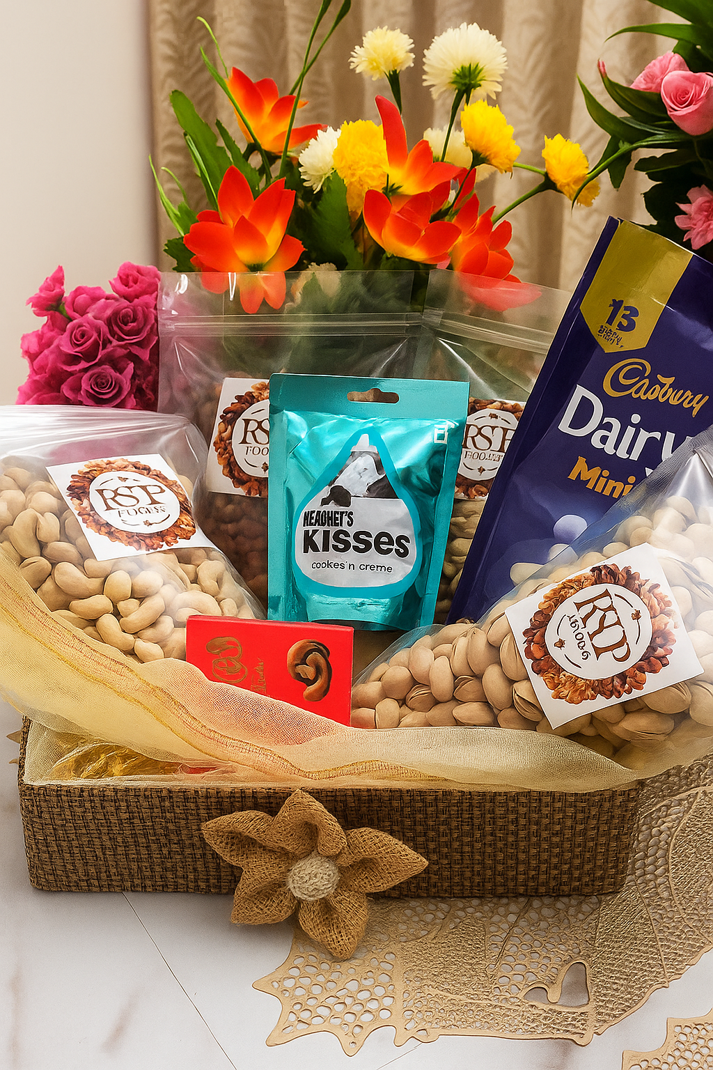 Deluxe Snack and Chocolate Gift Hamper