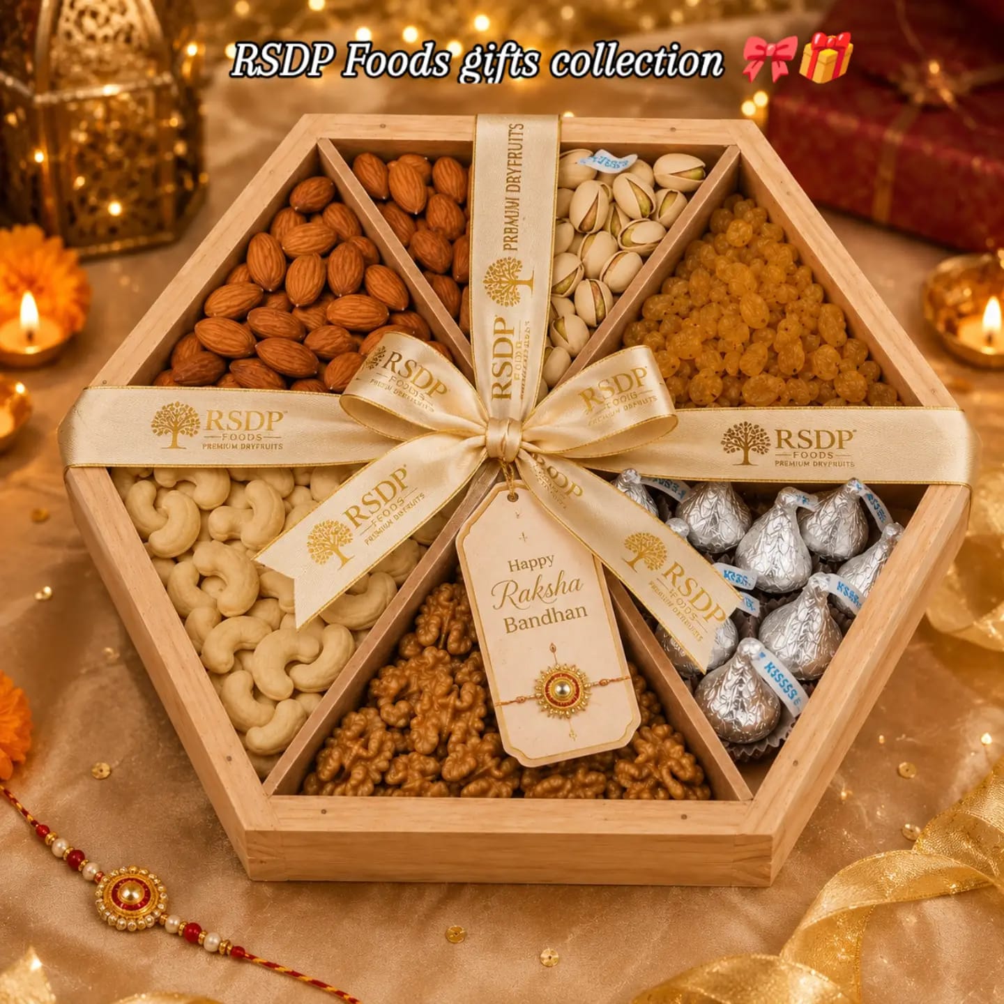 Premium Dry Fruits Gift Tray