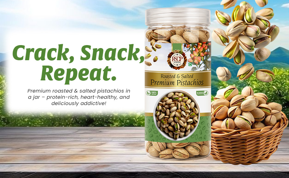 Roasted & Salted Pistachios 500G