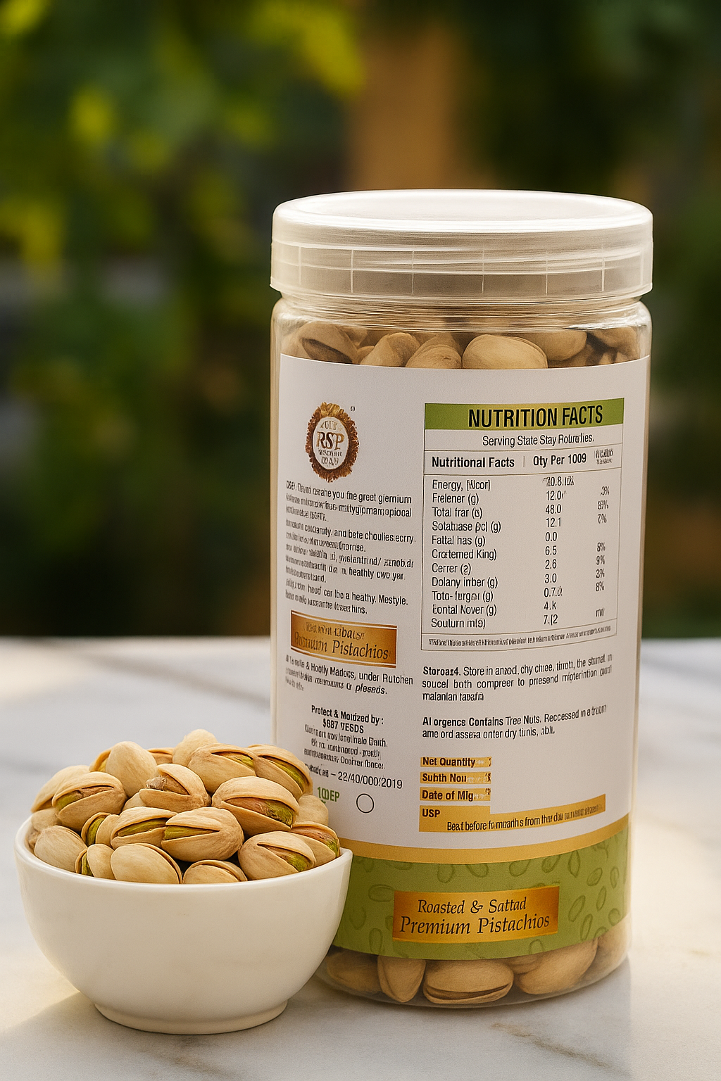 Roasted & Salted Pistachios 500G
