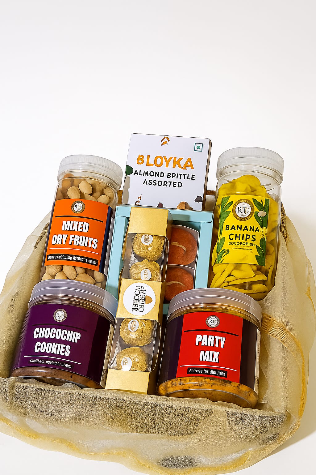 Festive Snack Gift Basket