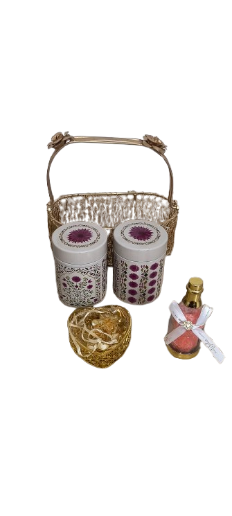 Golden snack Gift Basket