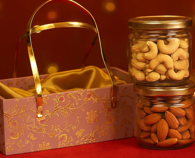 Twin Dry Fruit Gift Set