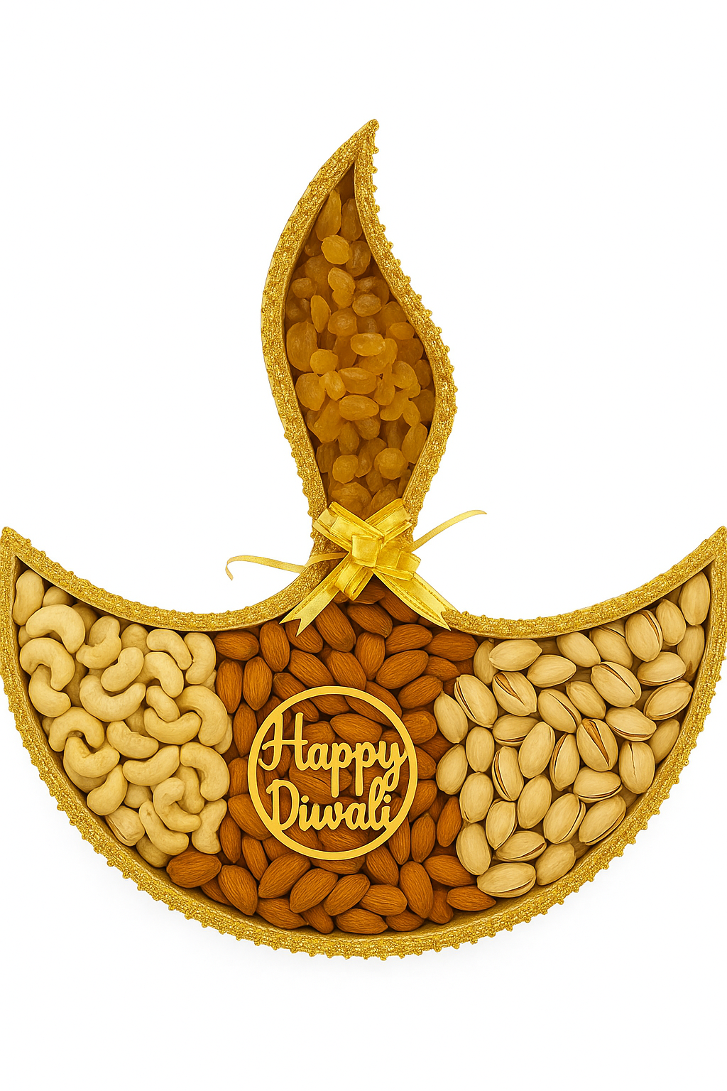 Diwali Dry Fruit Gift Tray (300G-350G)