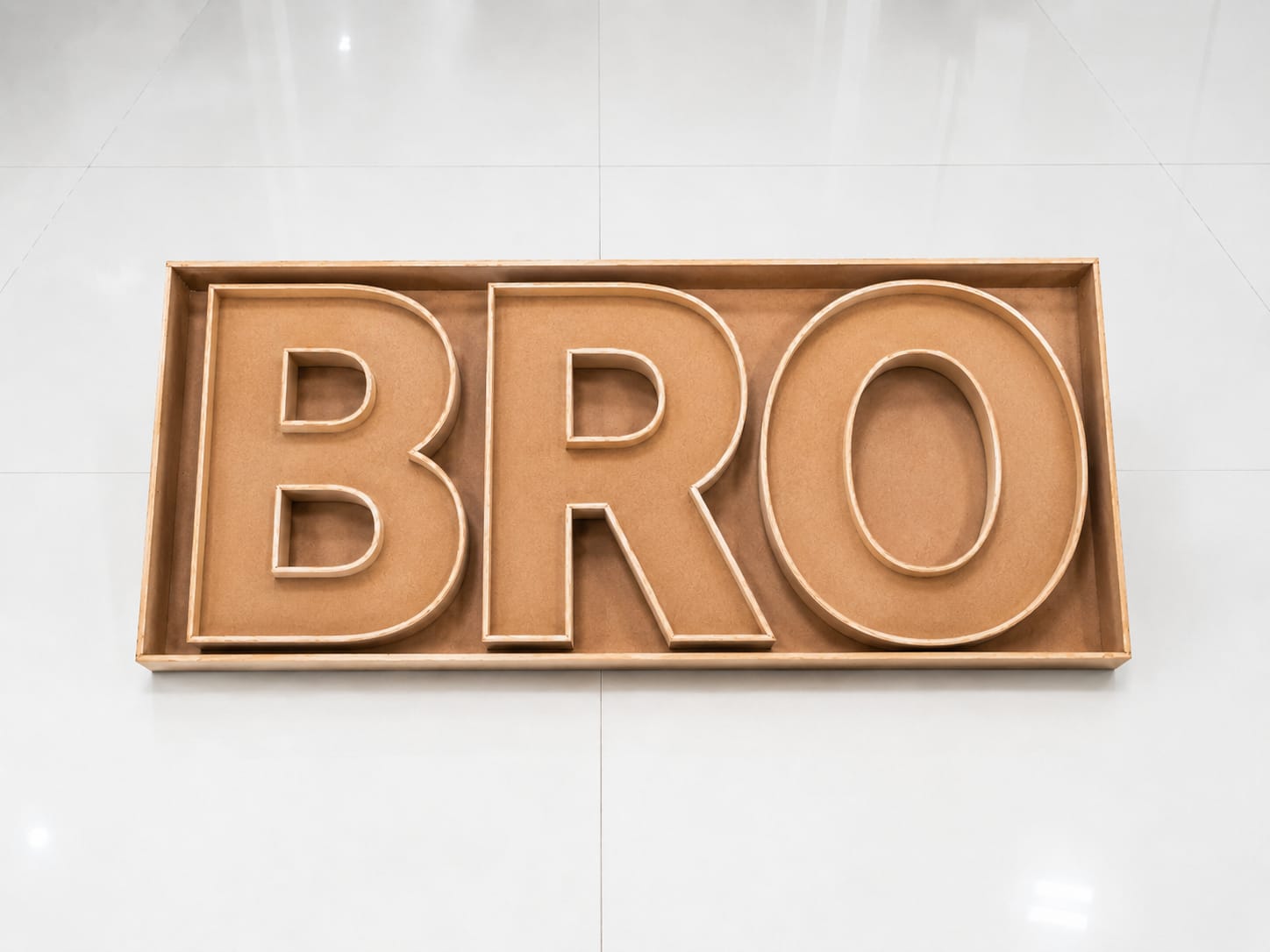 BRO /SIS Wooden Tray