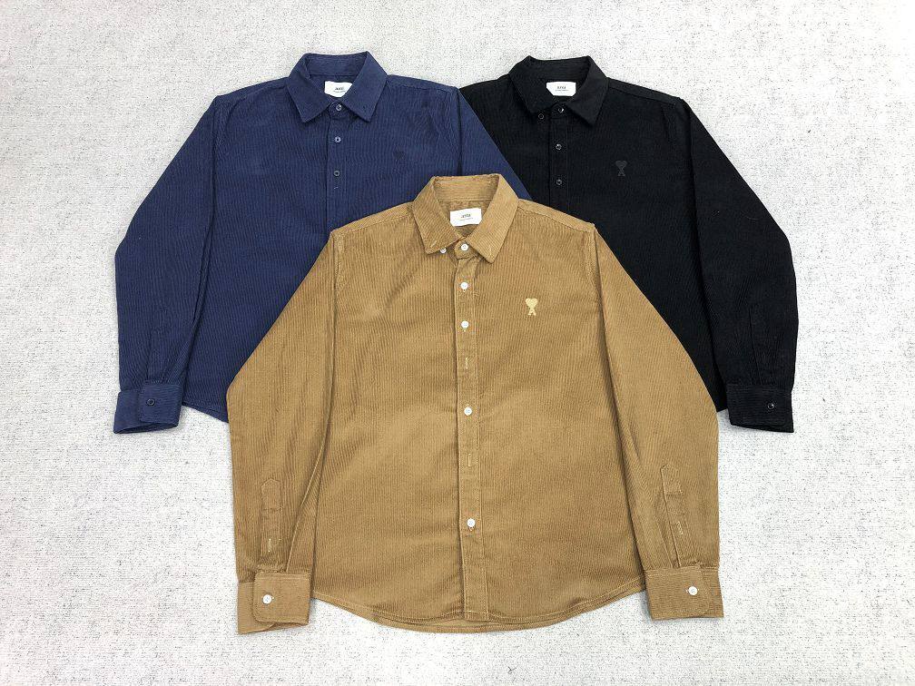 Ami Paris Corduroy Button-Up Jacket