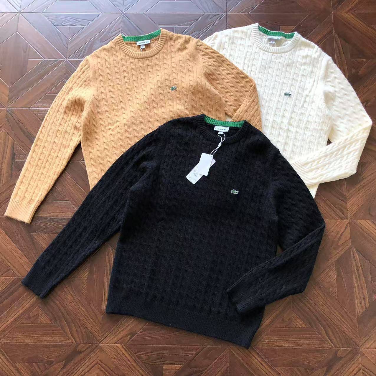 Lacoste Cable Knit Sweaters