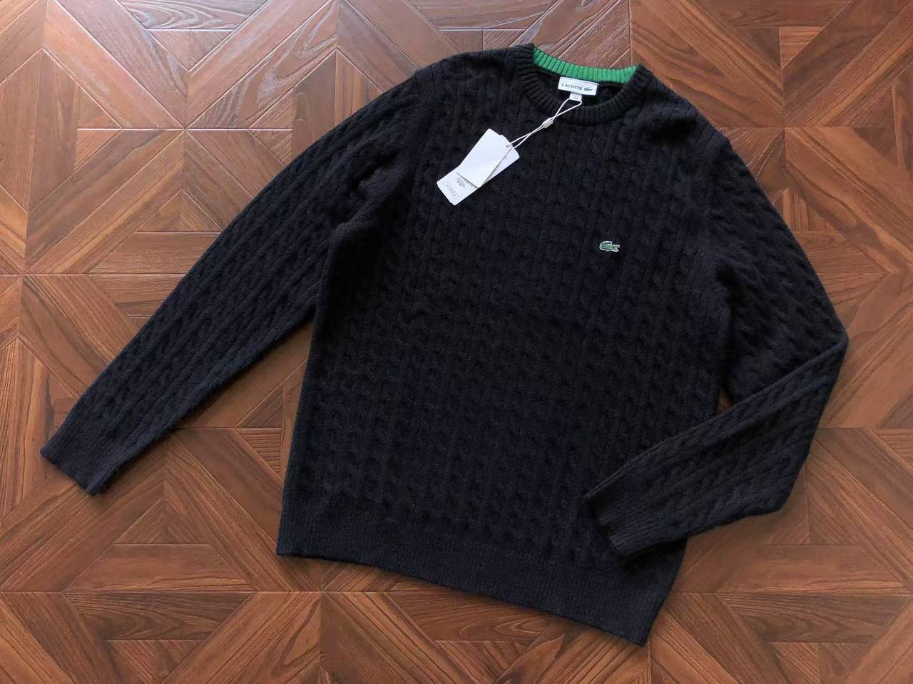 Lacoste Cable Knit Sweaters