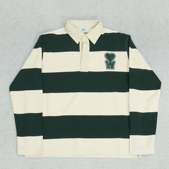 Ami Paris Striped Sweatshirt