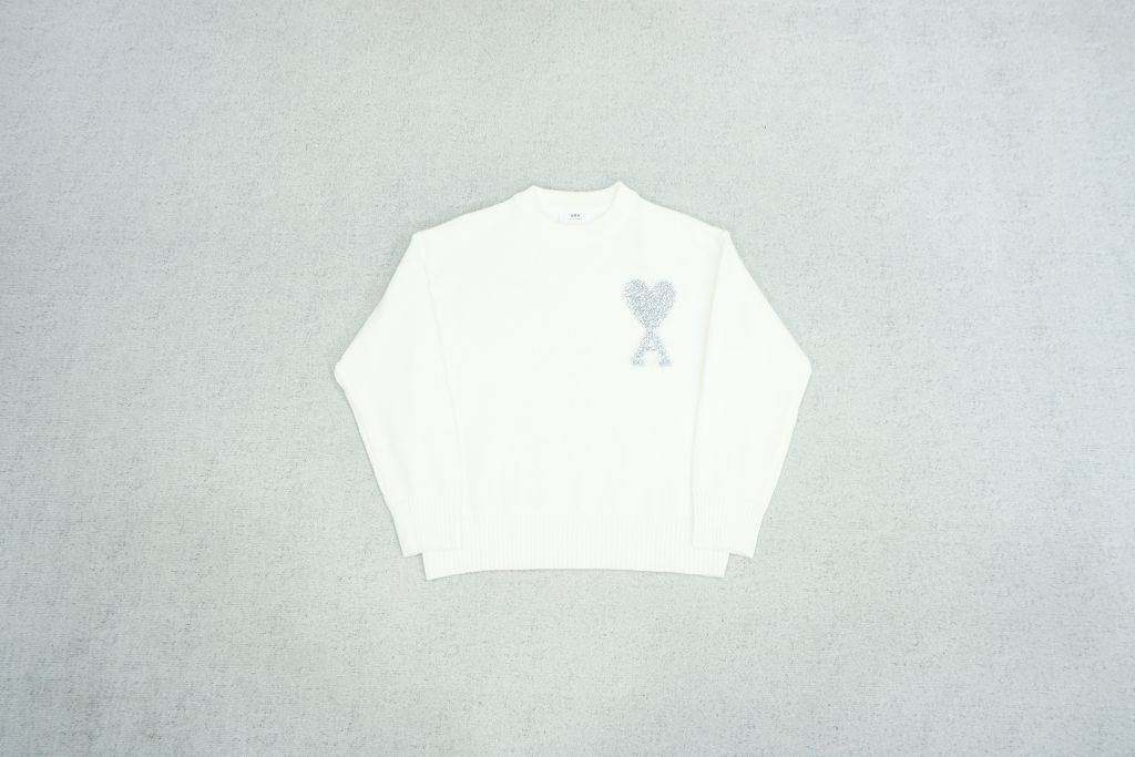 Ami Paris White Sweater 