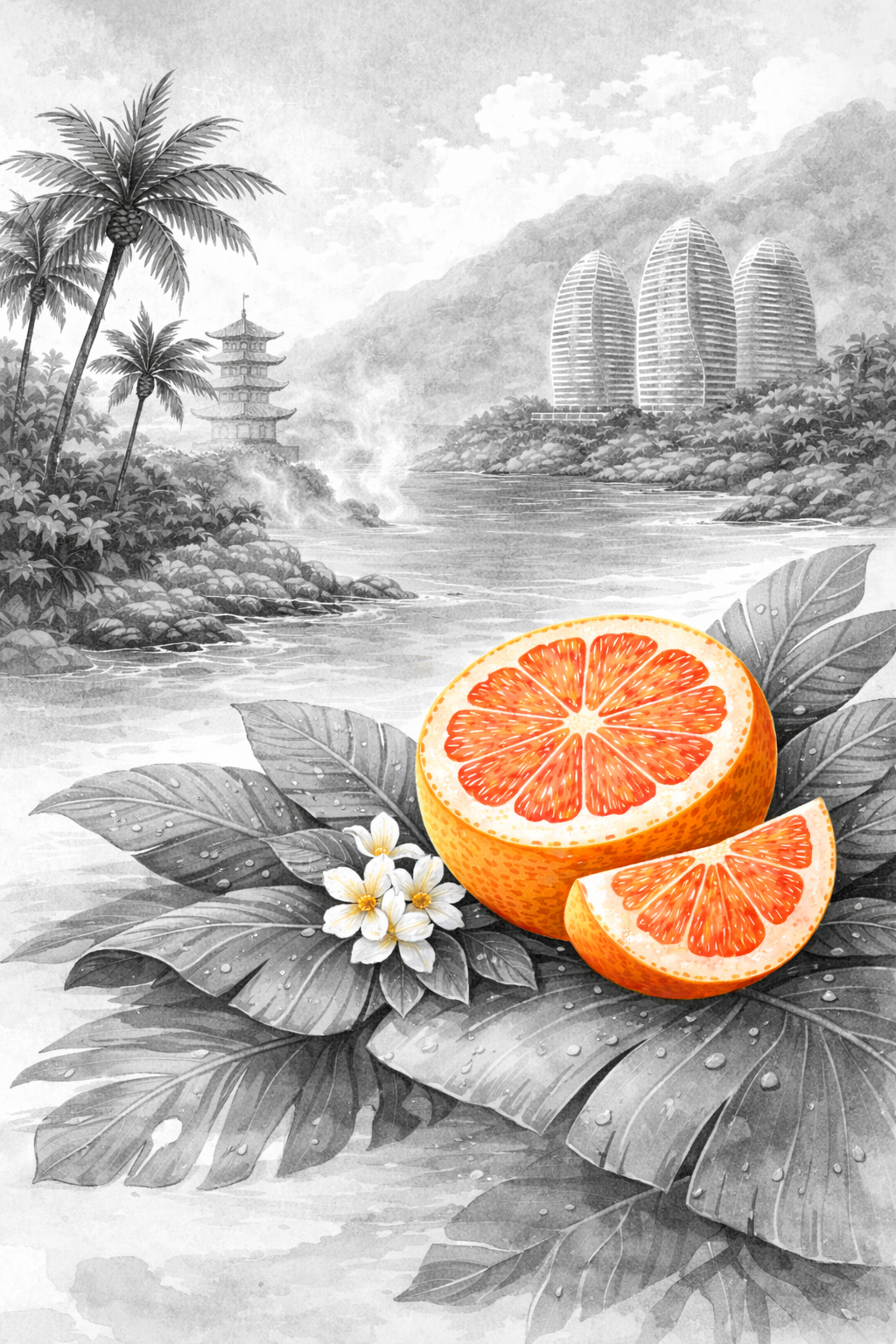 Gel de ducha Hainan        -   EDICIÓN LIMITADA BLANCO