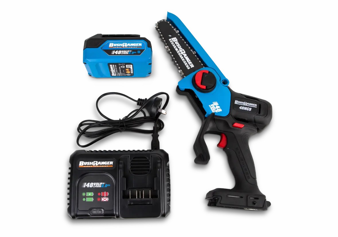 Bushranger 48v Mini Pruning Brushless Chainsaw Kit