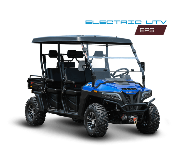 Crossfire E10 Crew – Affordable 4-Seat Electric UTV Side-by-Side for Worksites , Mining & Farms